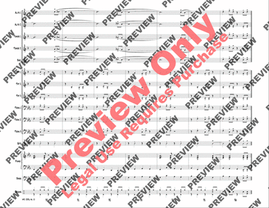 Mr. Cool Jazz Ensemble scores gallery preview page 15