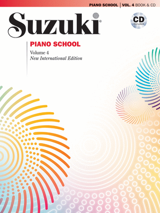Book cover for Suzuki Piano School, Volume 4