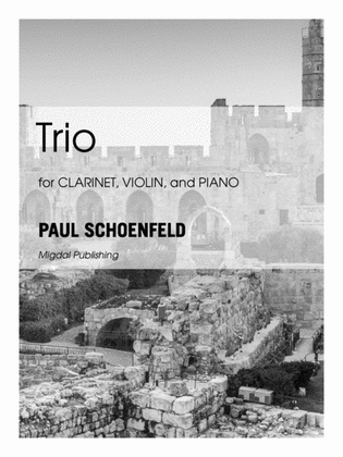 Book cover for Trio for Clarinet, Violin and Piano (Score and Parts)