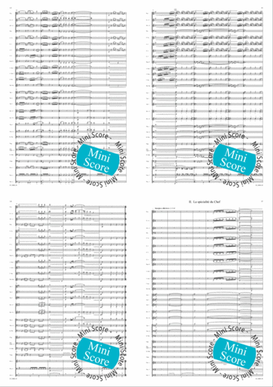 Menu Concert Band scores gallery preview page 6