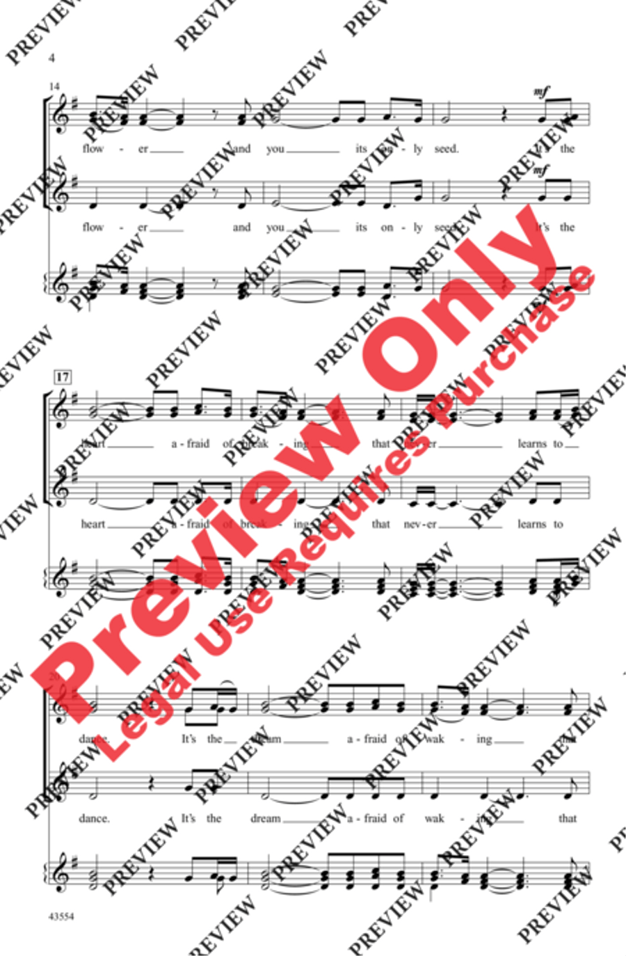 The Rose Women's Choir scores gallery preview page 4