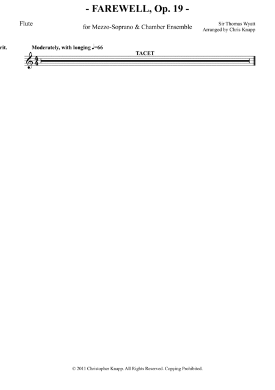 Farewell, Op. 19 Farewell, Op. 19 Large Ensemble scores gallery preview page 6