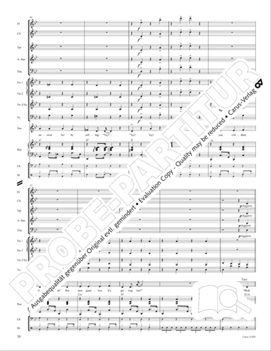 Circus Allegro Circus Allegro Choir scores gallery preview page 39