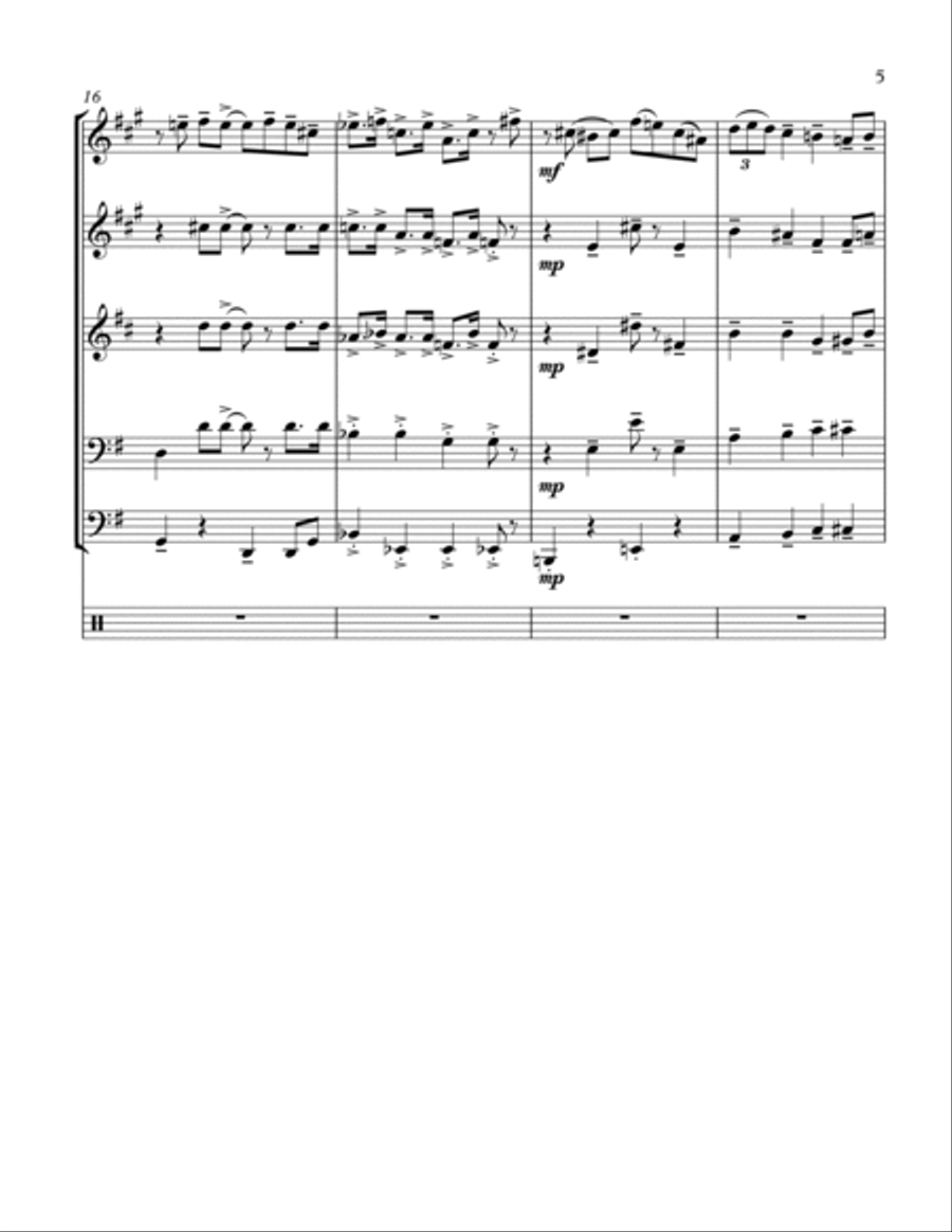 The Pearls Brass Ensemble scores gallery preview page 5