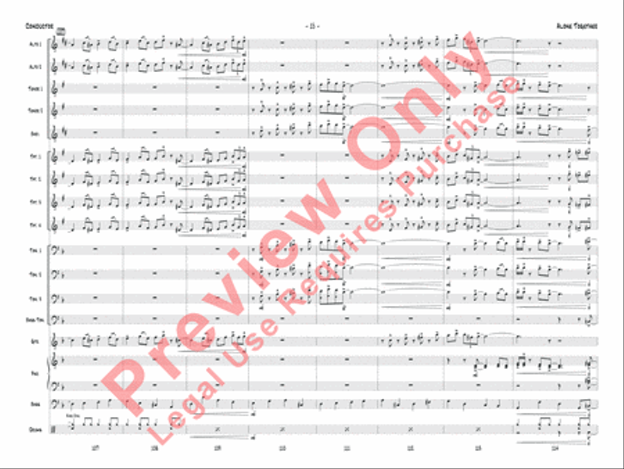 Alone Together Jazz Ensemble scores gallery preview page 18