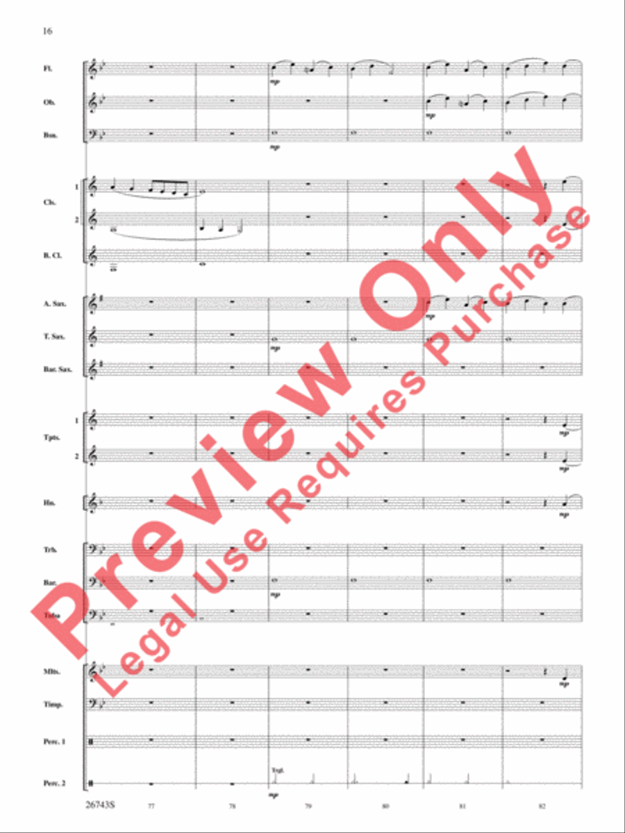 A Day at Disneyland Concert Band scores gallery preview page 17