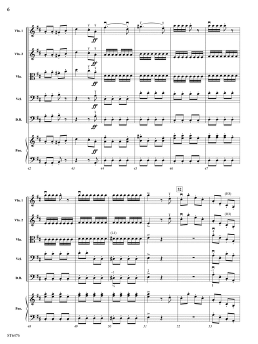 Finale from Symphony No 12: Score