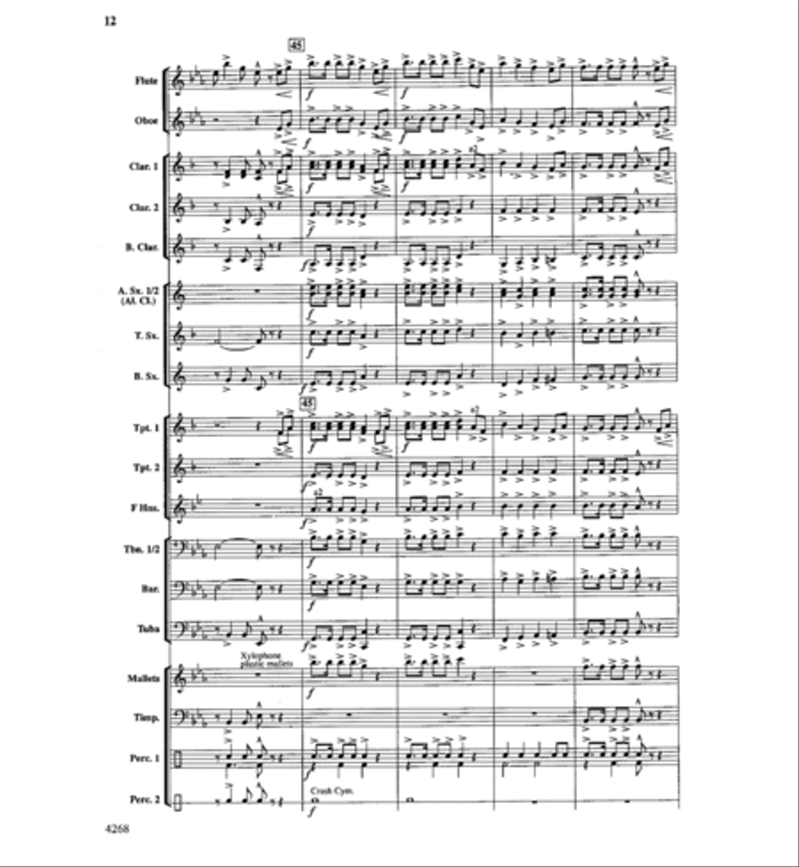 Winchester Chronicles Concert Band scores gallery preview page 11