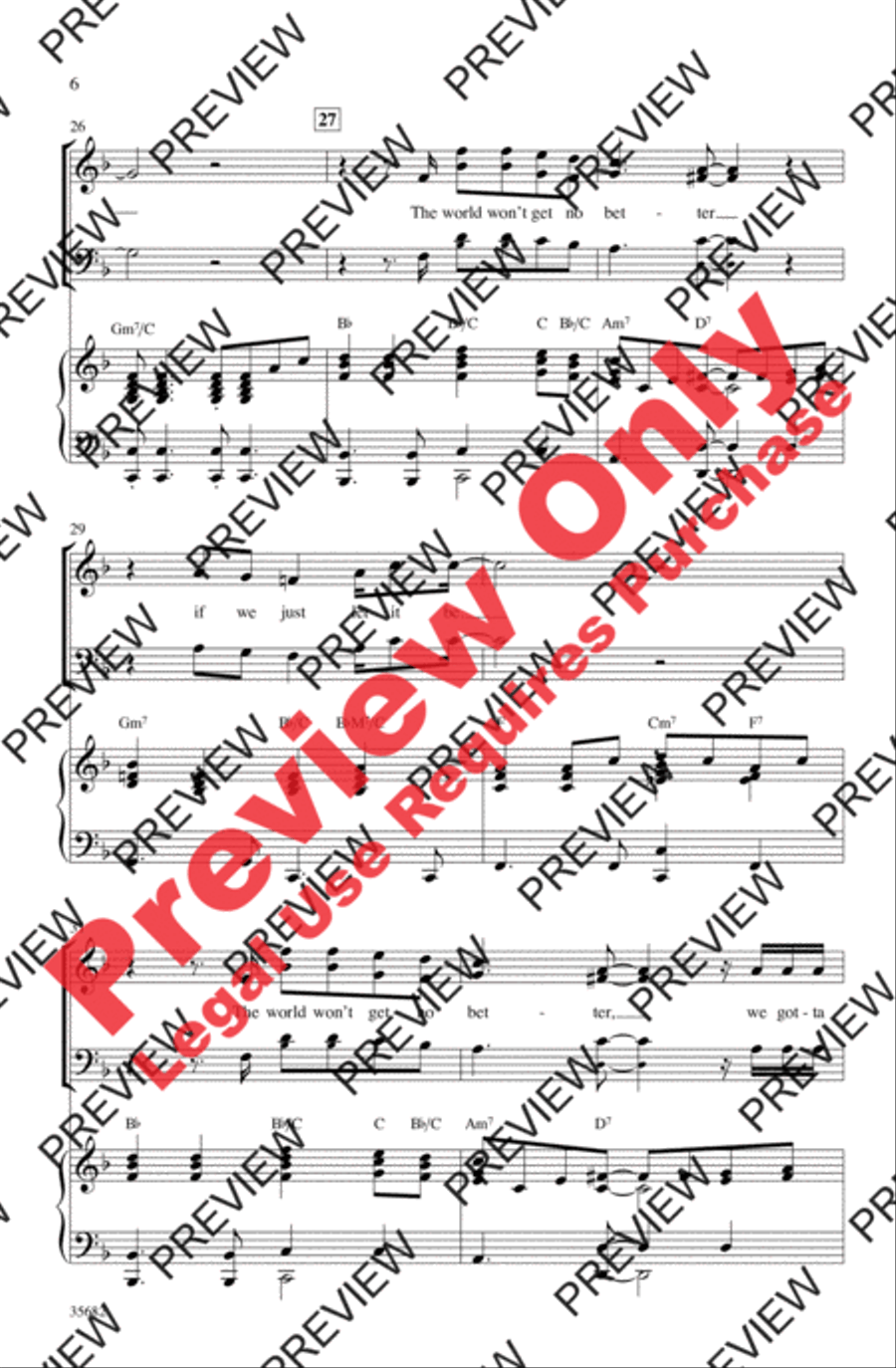 Wake Up Everybody 3-Part scores gallery preview page 6