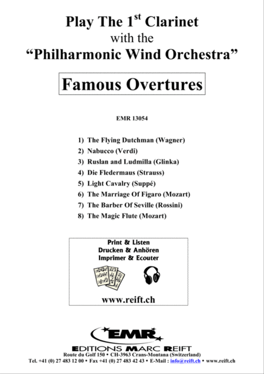 Play The 1st Clarinet With The Philharmonic Wind Orchestra Concert Band scores gallery preview page 2