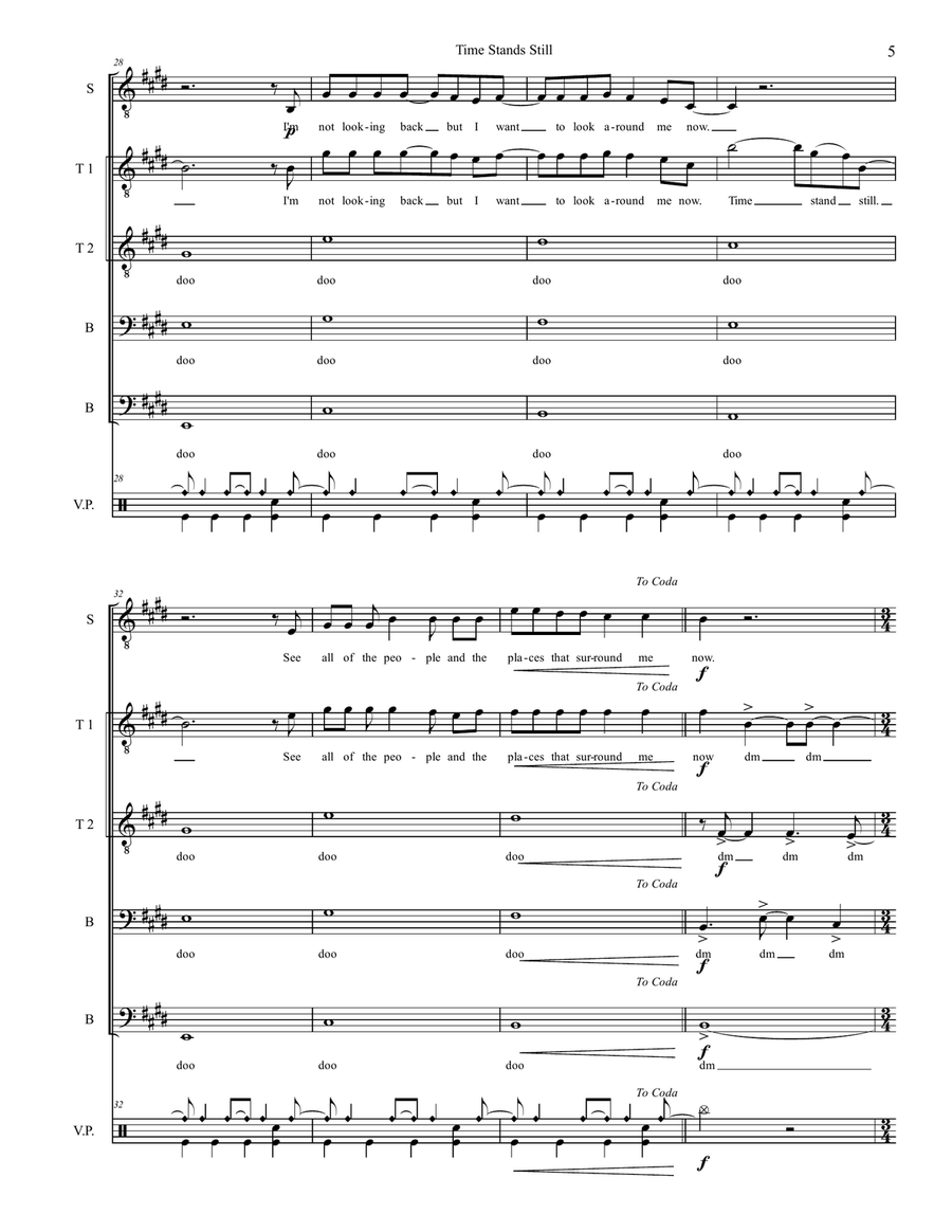 Time Stand Still Time Stand Still TTBB scores gallery preview page 5