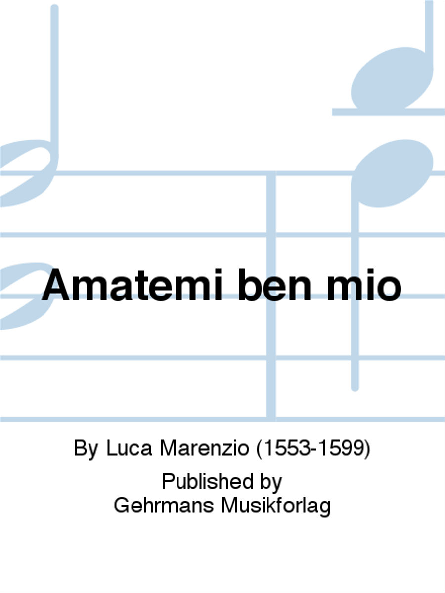 Amatemi ben mio 3-Part scores gallery preview page 1
