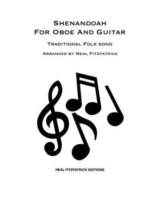 Book cover for Shenandoah For Oboe and Guitar