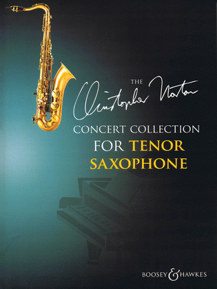 Book cover for The Christopher Norton Concert Collection for Tenor Saxophone