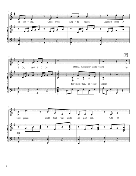 The Fifth (5th) Grade Graduation Song, Lower School Choir/Piano image number null