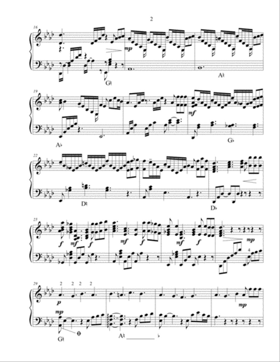 Happy Xmas (War Is Over) Happy Xmas (War Is Over) Harp scores gallery preview page 2