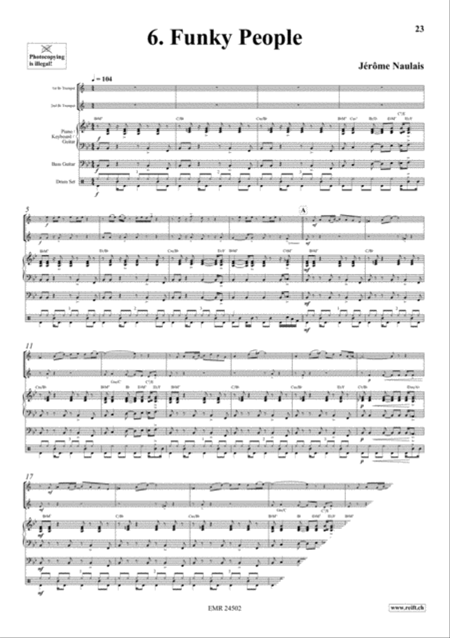 Play With Your Band Volume 2 Trumpet scores gallery preview page 8