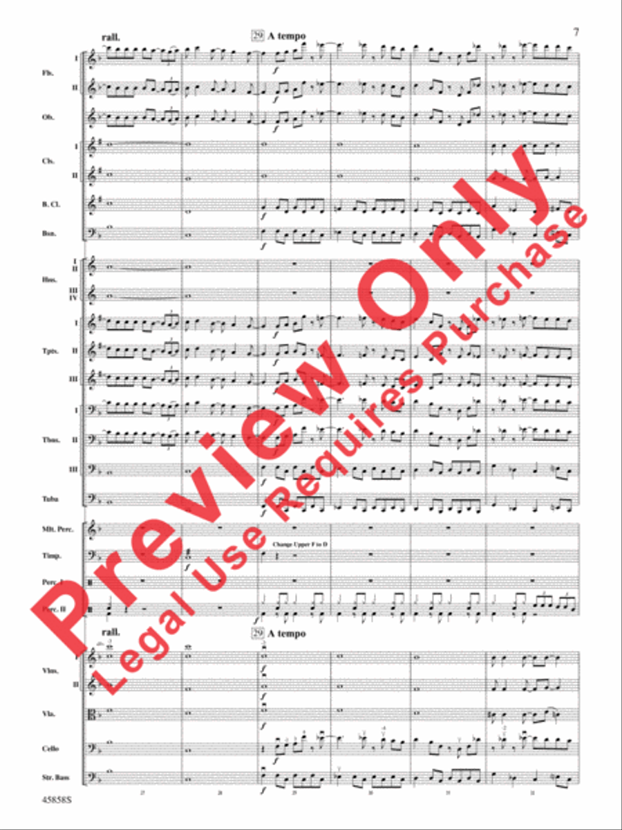 Hamilton, Suite from the Broadway Musical Full Orchestra scores gallery preview page 6
