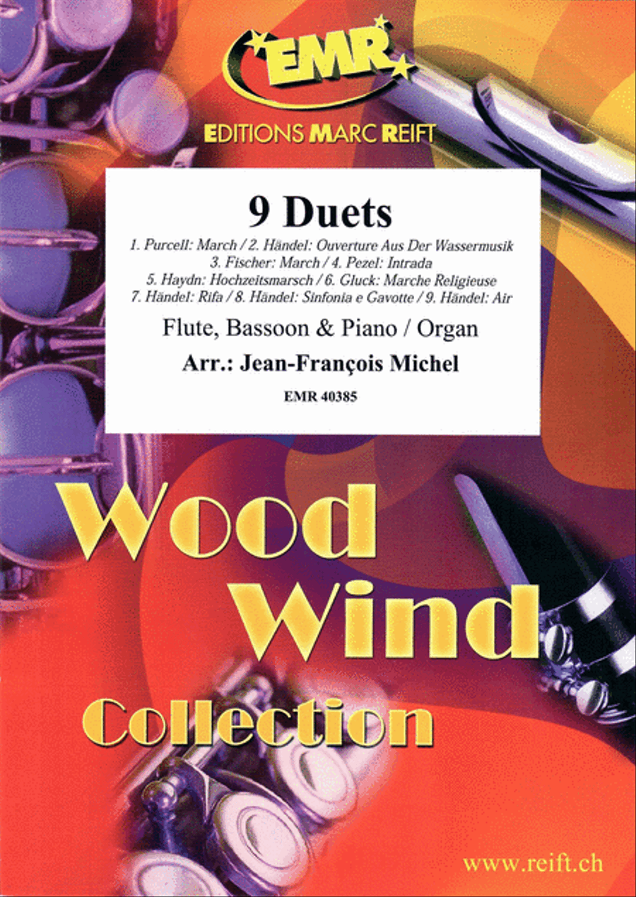 9 Duets 9 Duets Woodwind Ensemble scores gallery preview page 1