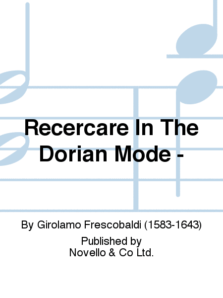 Recercare In The Dorian Mode