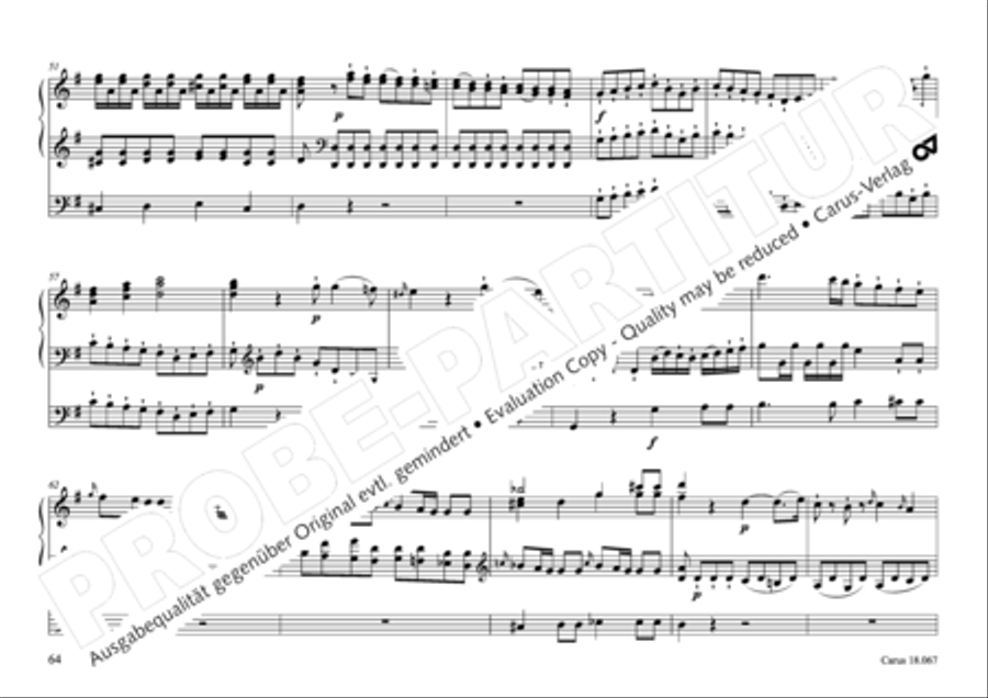 17 Church sonatas Organ Solo scores gallery preview page 65
