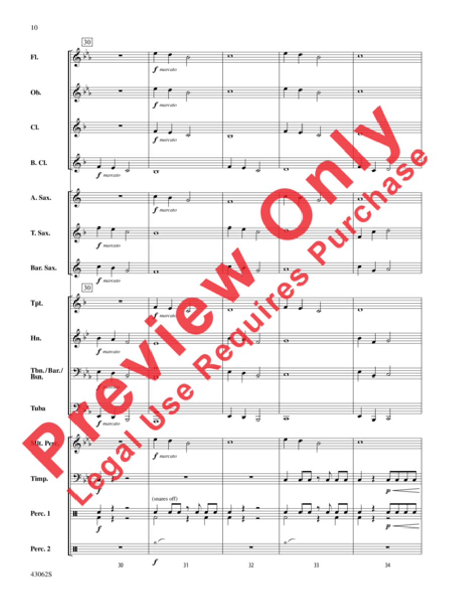 Planet X Concert Band scores gallery preview page 11