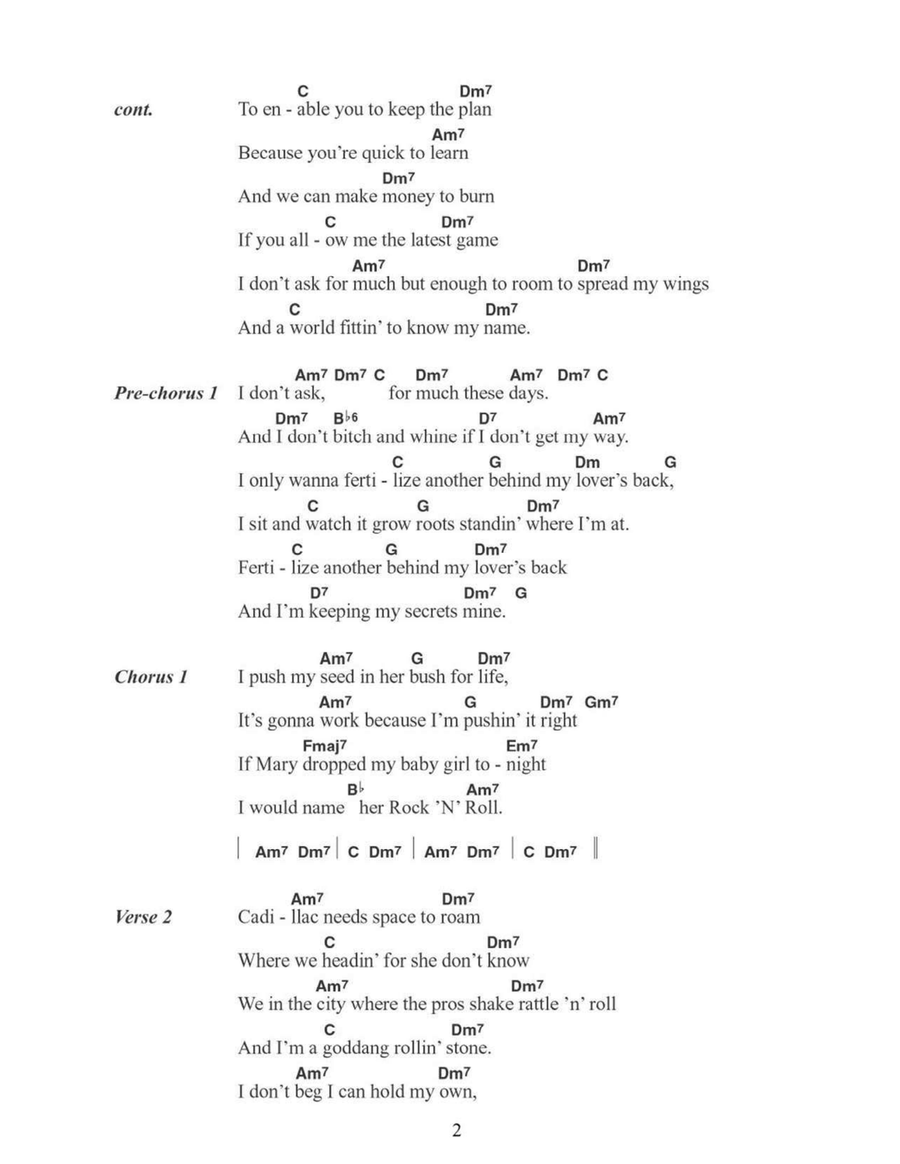 The Seed (2.0) Acoustic Guitar scores gallery preview page 2