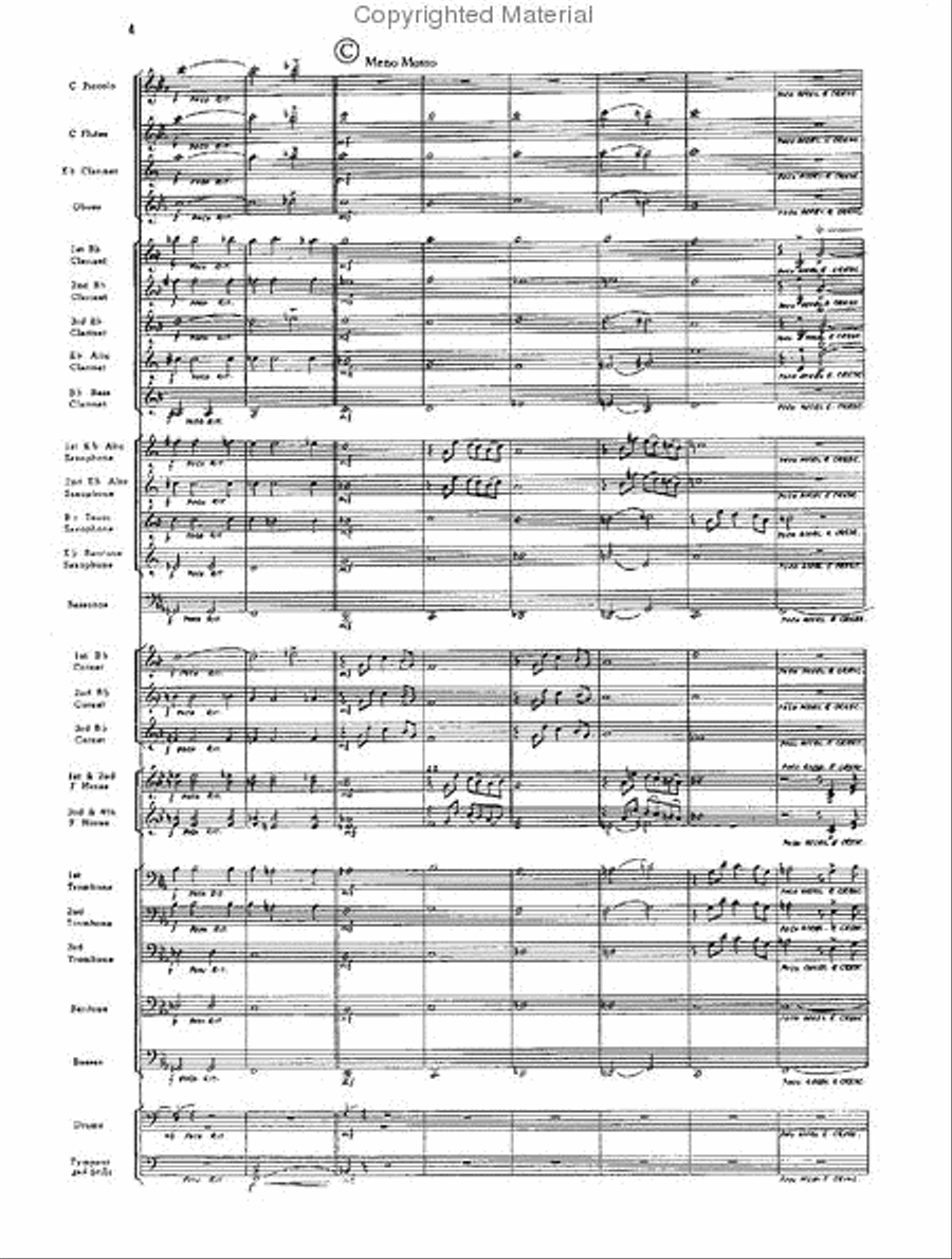Pageantry Pageantry Concert Band scores gallery preview page 4