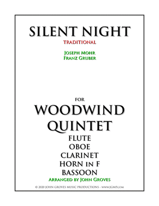Book cover for Silent Night - Woodwind Quintet