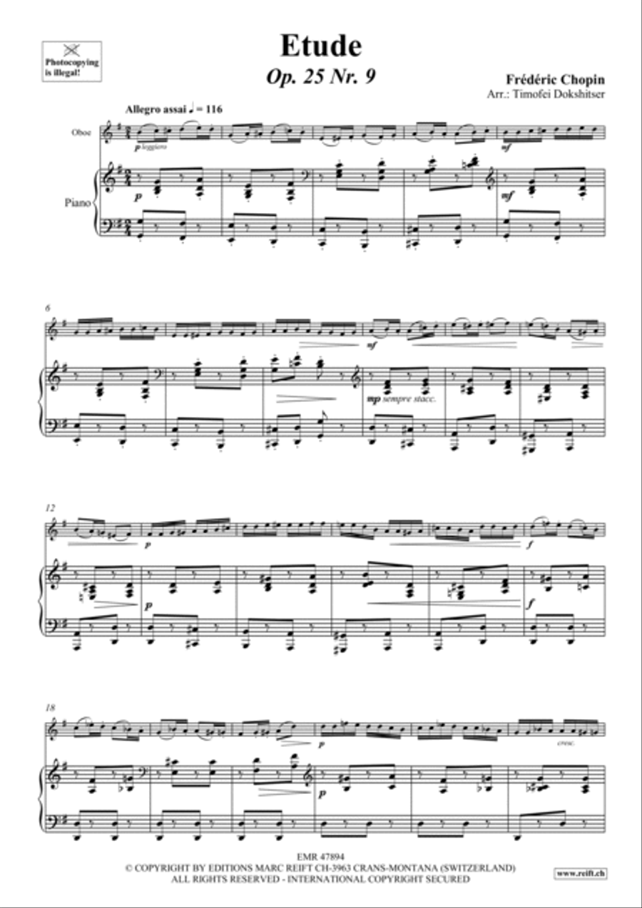 Etude Piano Accompaniment scores gallery preview page 3