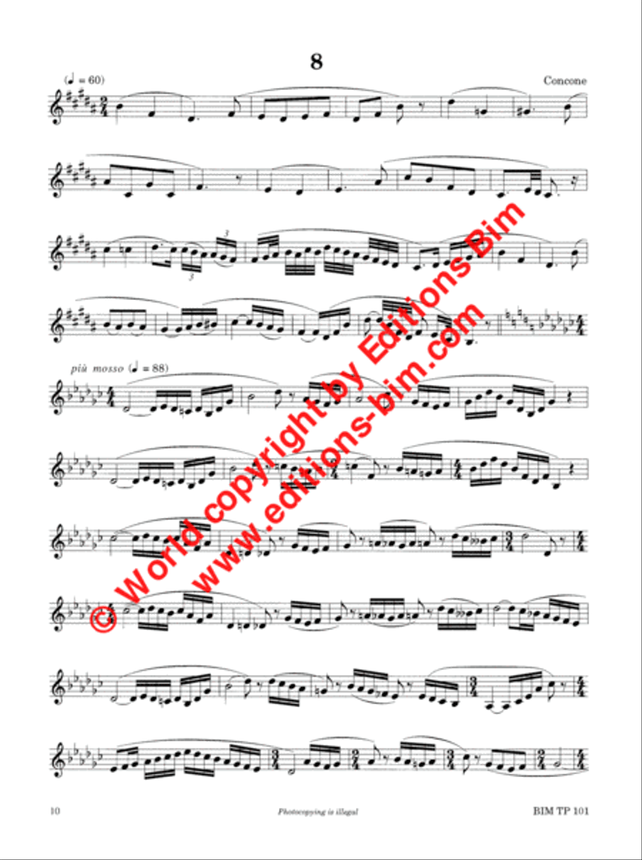 48 Lyric Studies Trumpet Solo scores gallery preview page 3