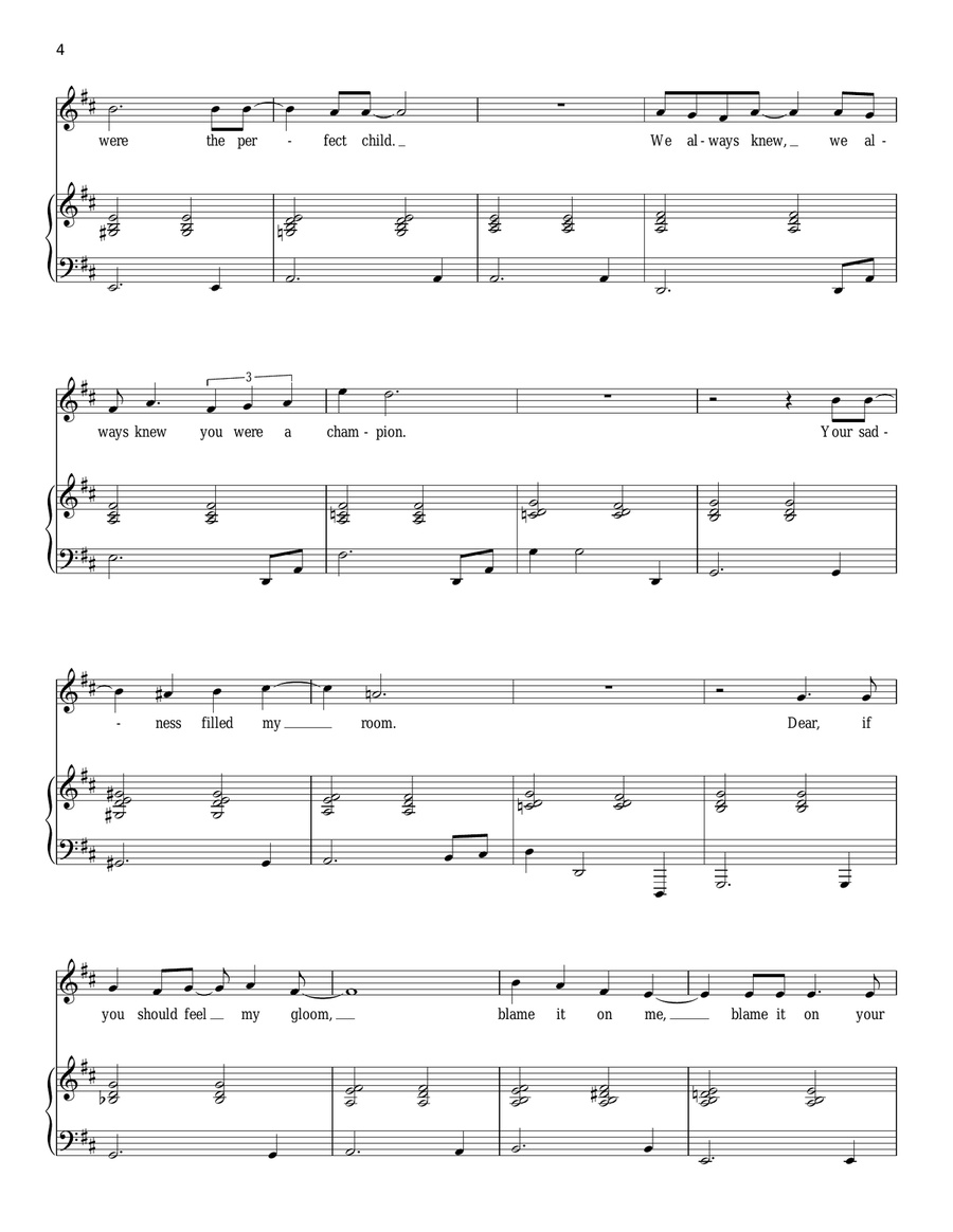 The I Love You Song The I Love You Song Voice Solo scores gallery preview page 4