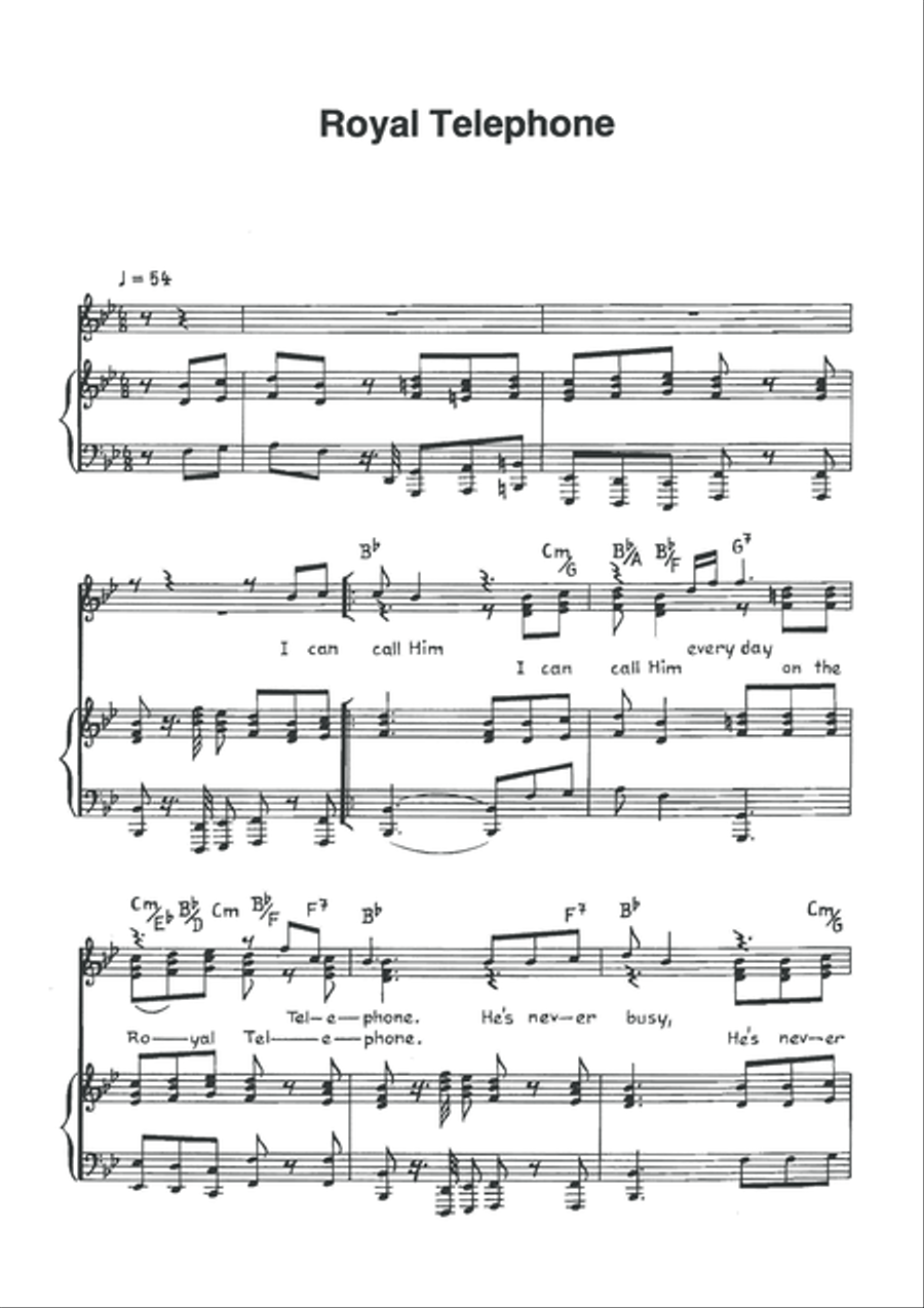 Royal Telephone Royal Telephone Voice scores gallery preview page 3