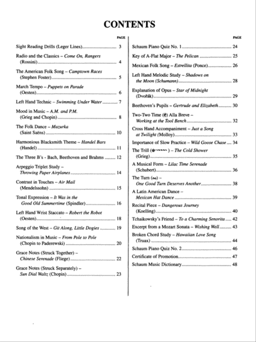 Piano Course C The Purple Book (revised) Piano Method scores gallery preview page 2