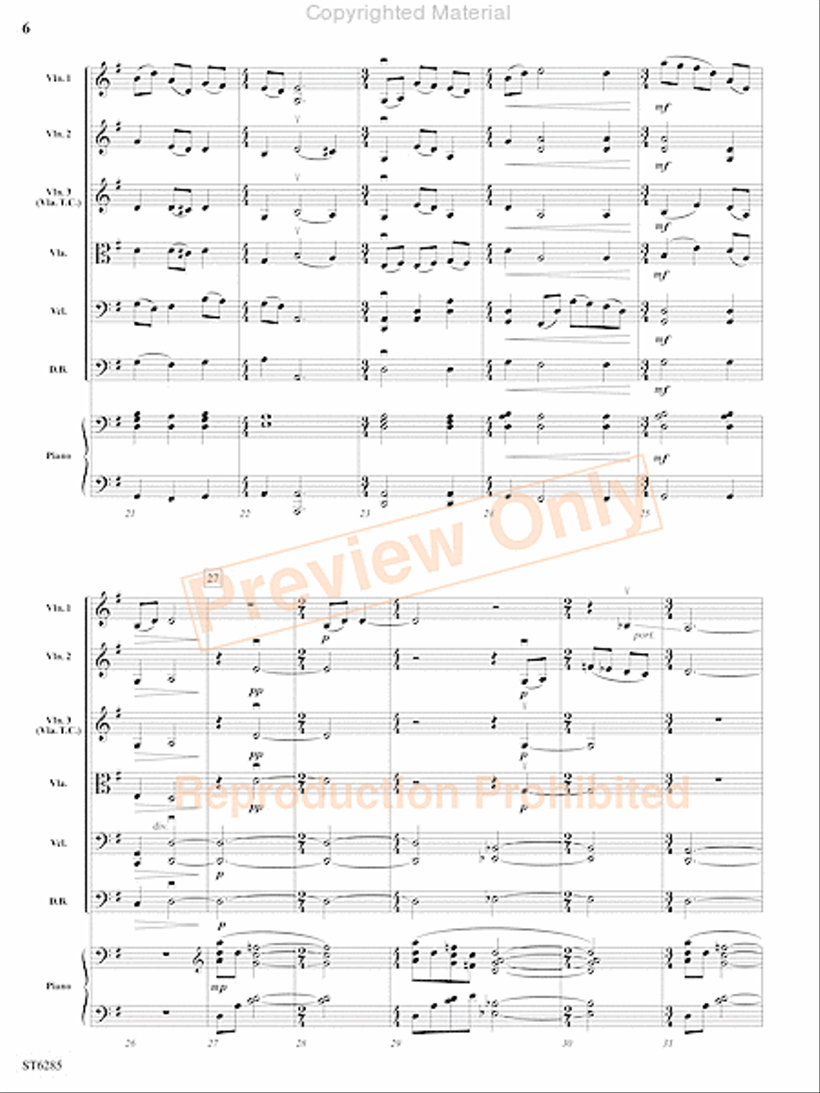 Possibilities... String Orchestra scores gallery preview page 7