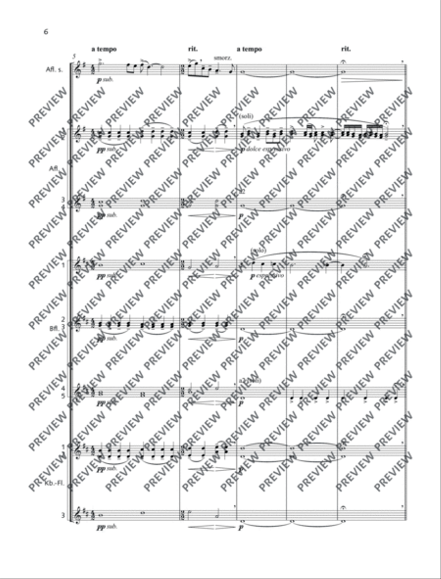 In trutina Flute Choir scores gallery preview page 7