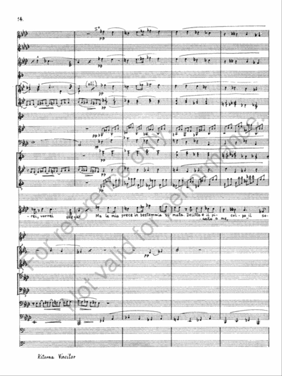 Ritorna Vincitor Concert Band scores gallery preview page 16