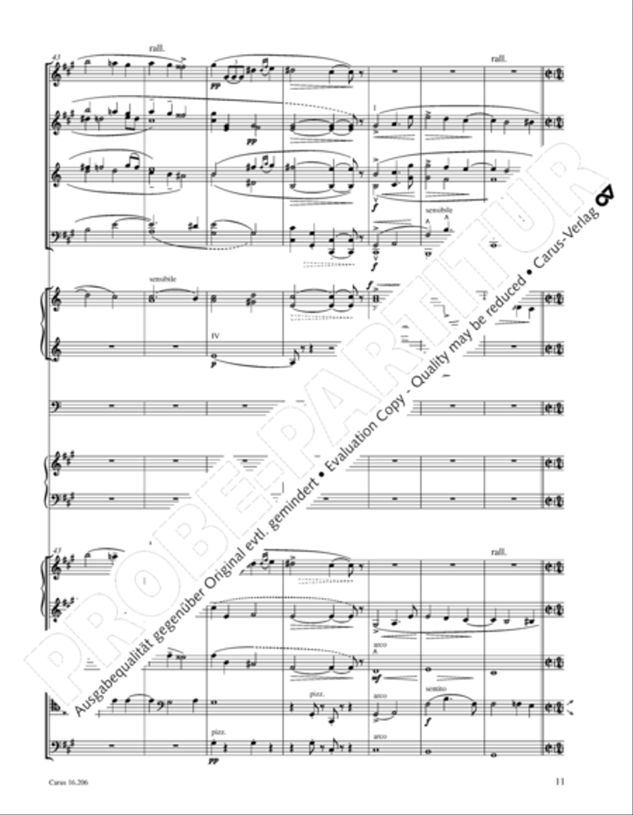 Preludio sinfonico Orchestra scores gallery preview page 12