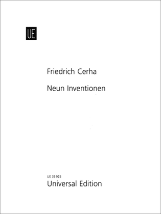 Book cover for Neun Inventionen