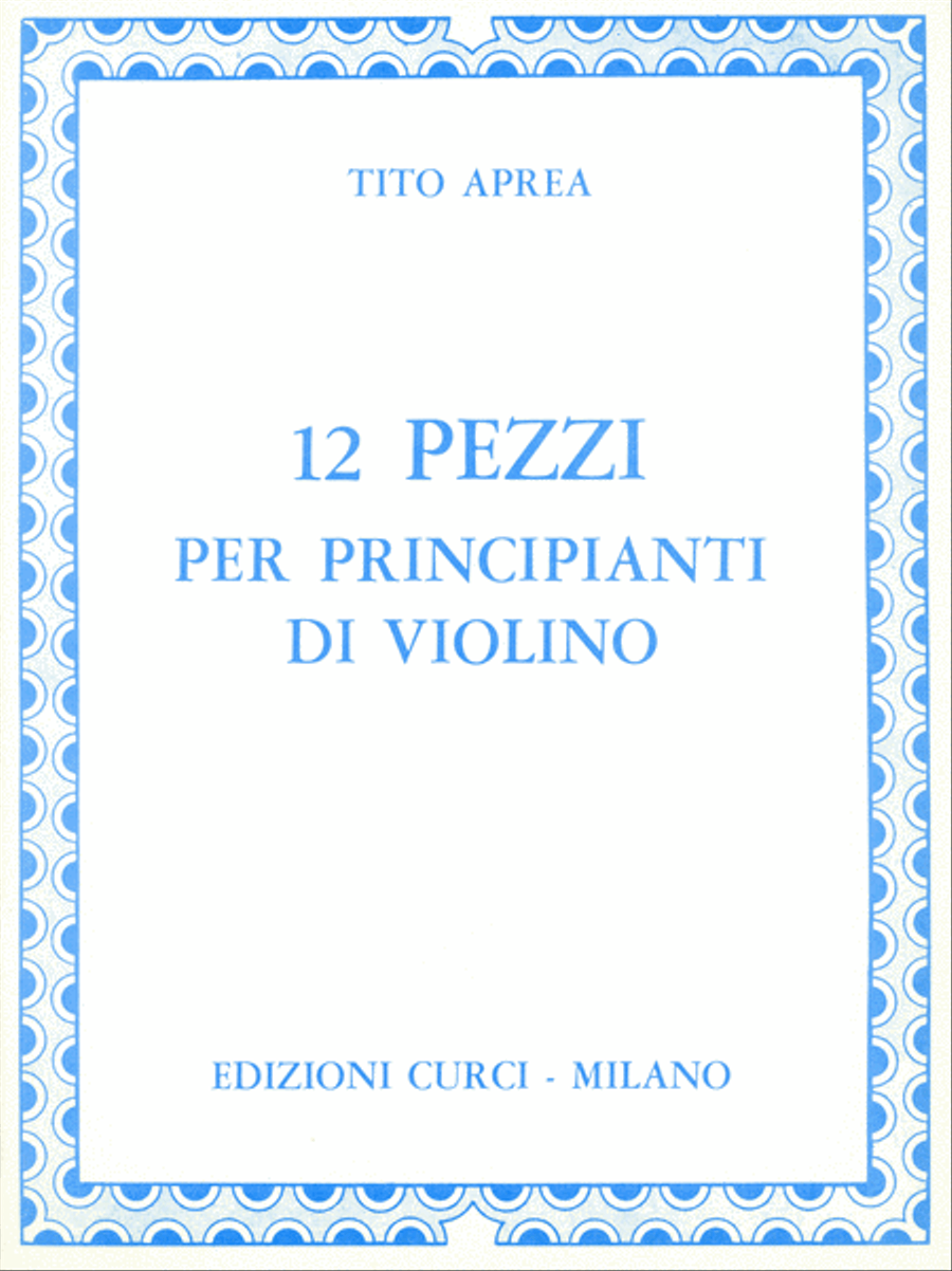 12 pezzi per principianti Violin Solo scores gallery preview page 1