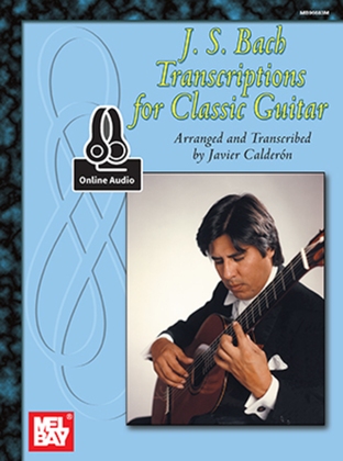 Book cover for J. S. Bach Transcriptions for Classic Guitar