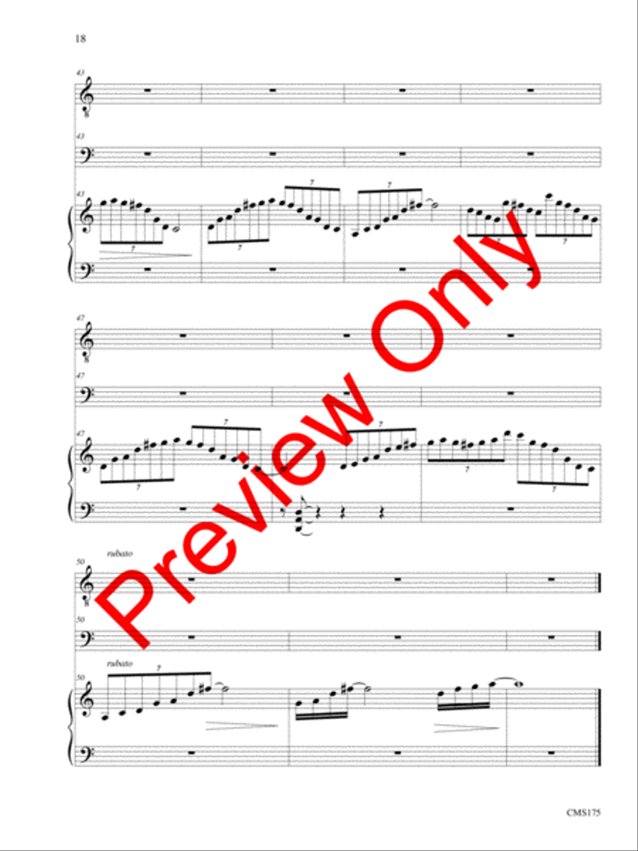 Songs of Solemn Confession: A Song Cycle Bassoon scores gallery preview page 19
