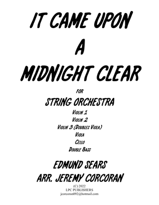 It Came Upon A Midnight Clear for String Orchestra