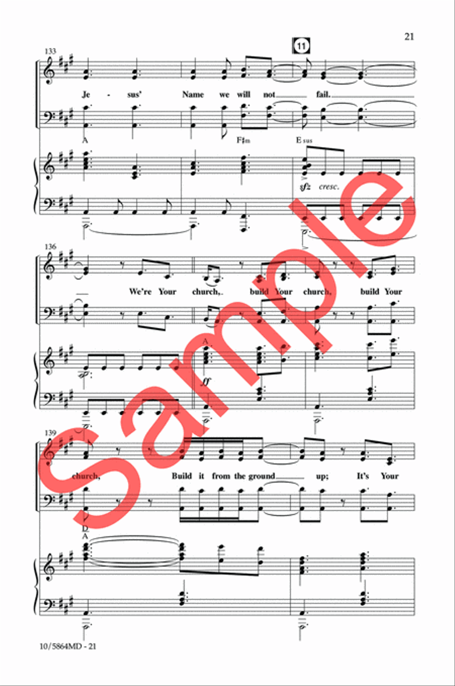 Build Your Church 4-Part scores gallery preview page 20