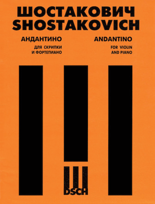 Book cover for Andantino from Quartet No. 4, Op. 83