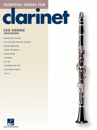 Book cover for Essential Songs for Clarinet