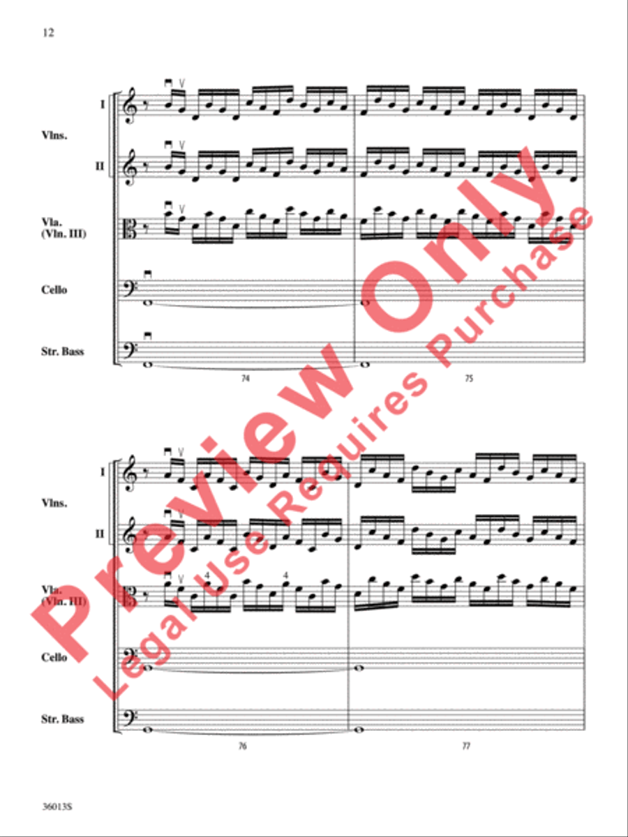 Jump String Orchestra scores gallery preview page 13