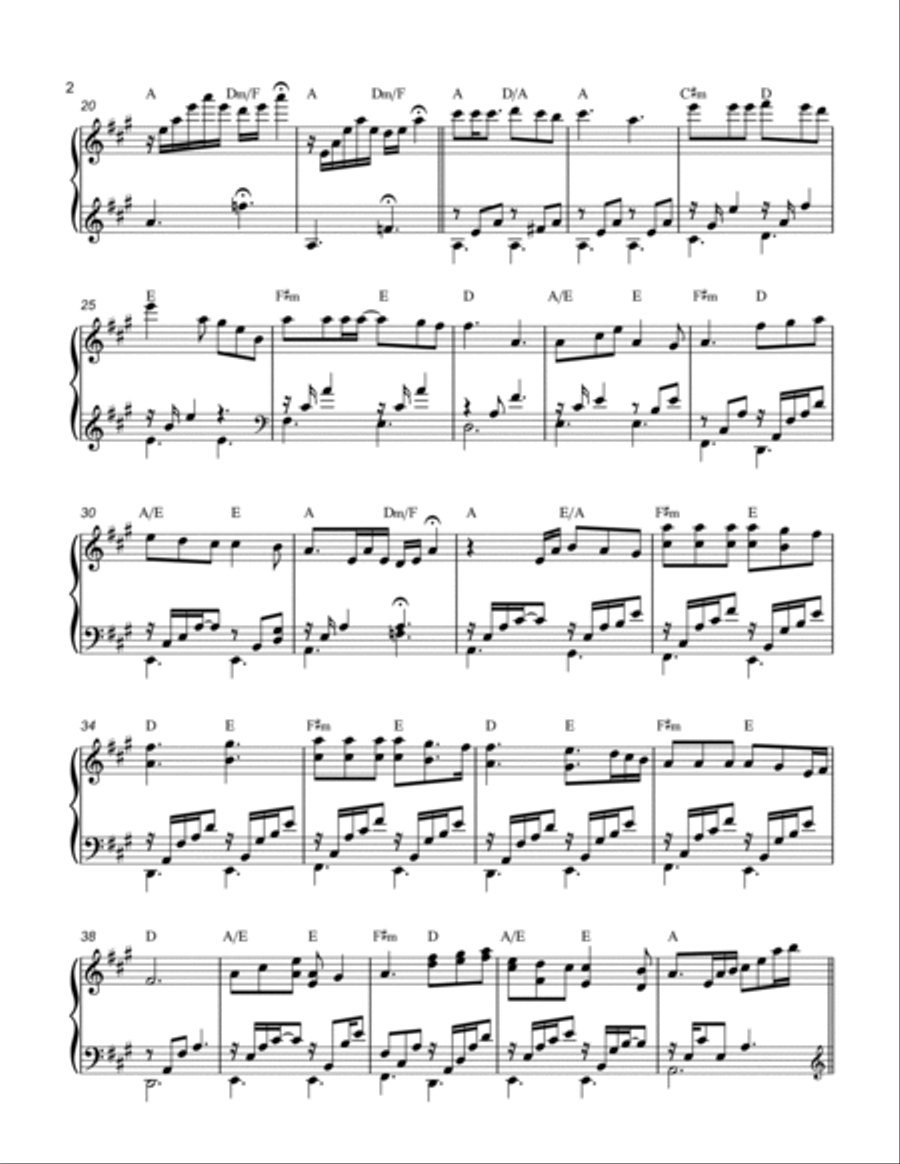 Wonderful Merciful Savior Piano Solo scores gallery preview page 2