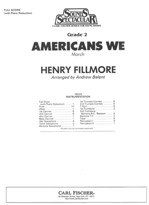 Book cover for Americans We (March)