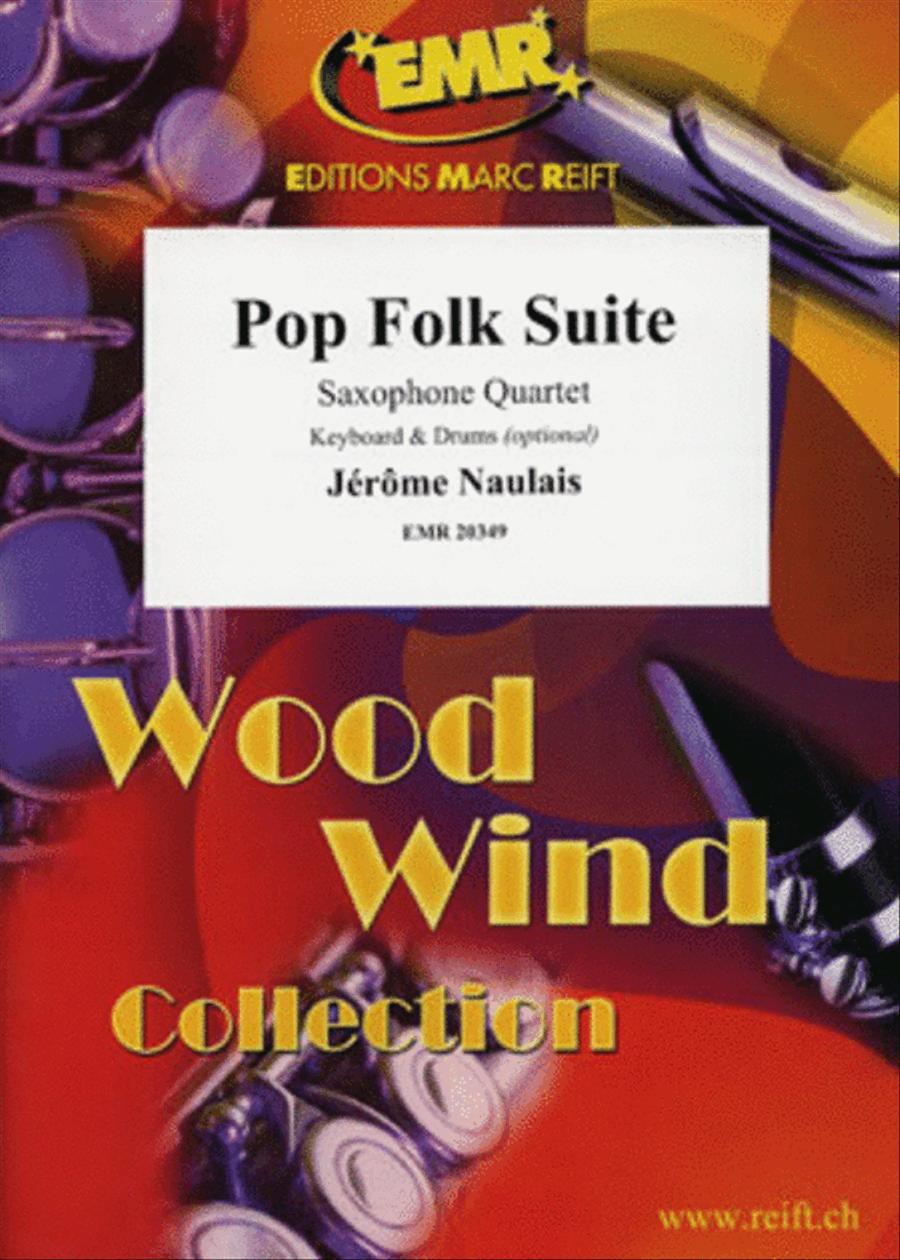 Pop Folk Suite Saxophone Quartet scores gallery preview page 1